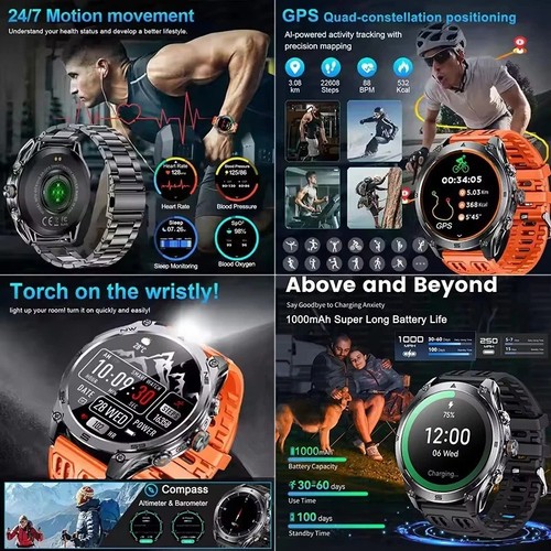 Smart watch militare rex - smart,
