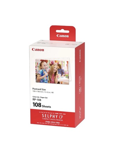 Canon selphy 108 carta - canon,