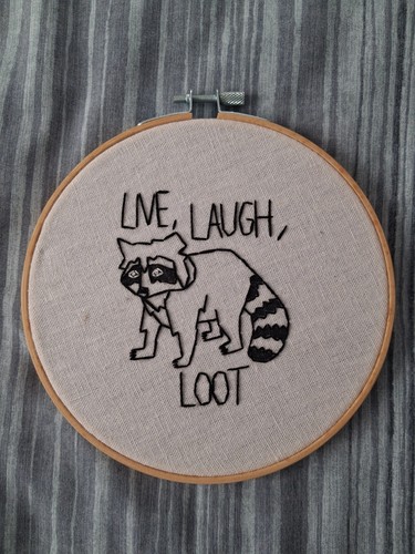 Raccoon art piccolo cerchio - raccoon,