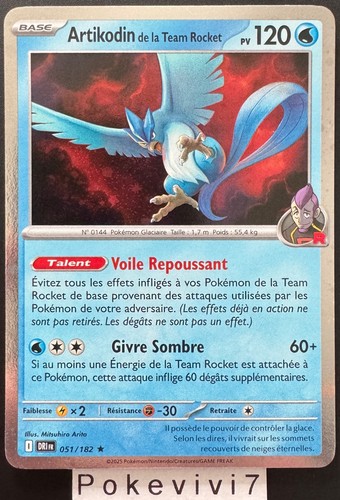 Carte pokemon artikodin - carte,