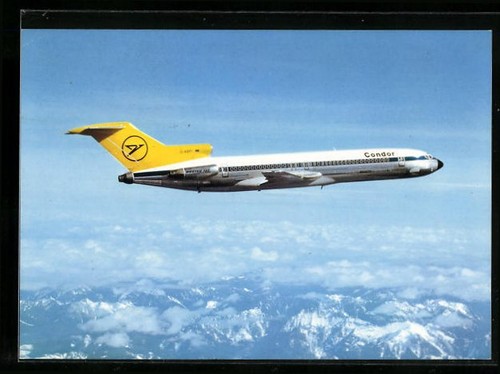 Cartolina aereo boeing - boeing, 727-230