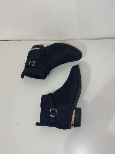 Navy blue suede - , ankle