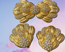 Set orecchini spilla cristallo