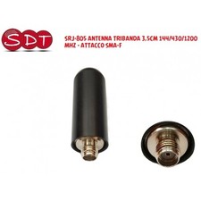 SRJ-805 ANTENNA TRIBANDA 3,5CM 144/430/1200 MHZ - ATTACCO SMA-F