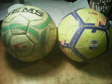  PALLONE ' GEMS OLIMPICO 4  1979 ' +  PALLONE ' NIKE SERIE A TIM  2017 - 2018 ' 