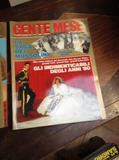 GENTE MESE 1989 N°12 INDIMENTICABILI ANNI 80 CARLO E DIANA 
