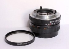 Yashica 50 mm ML f2 obiettivo fotocamera rullino tenuto bene Funzionante Testato