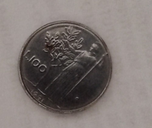 Moneta 100 lire formato - lire,