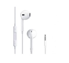 Apple ORIGINALI Cuffie auricolari jack 3,5" +mic MD827LL/A Earpods iPhone 5/6