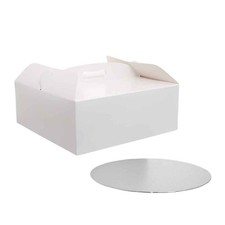 Scatola per torta quadrata con