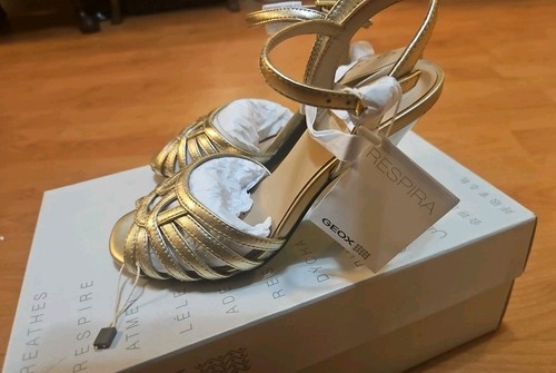 Geox sandali tacco oro scarpe