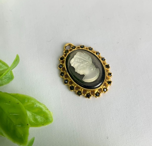 Ciondolo pendente cammeo - pendente,