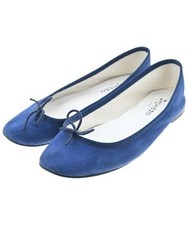 Repetto Ballerine Ballerine Scarpe Opera Pelle Navy EU37.5/US7.5 Donna Autentiche