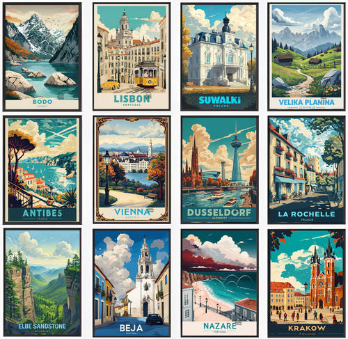 Poster viaggio vintage - poster,