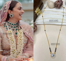 Mangalsutra oro diamante