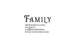 Adesivi murali famiglia come