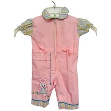 Tuta tuta vintage bambino rosa