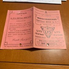 Ferrovie Dello Stato Orario Treni 1910 MILANO GENOVA PIETRA LIGURE  16 Pagine