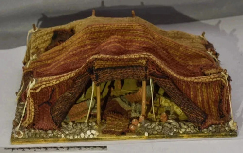 Presepio tenda artigianale - presepio,