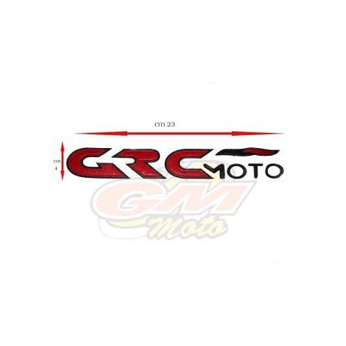 Patch con scritta grc moto - scritta,