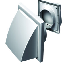 VENTS MV152VK Plastica Muro Sfiato Griglia 150mm Esterno Condotto Con Lembi
