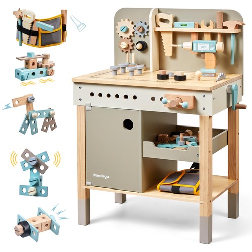 Panca attrezzi bambini legno - panca,