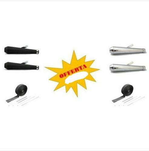 Set coppia terminali scarichi - set,