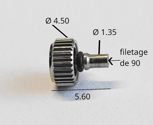 Corona rimontaggio orologio - rimontaggio,