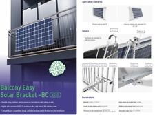 Supporto pannello Solare Fotovoltaico da Balcone e  Parete