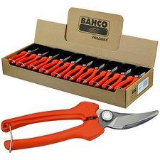 FORBICI COGLIUVA PRADINES BAHCO P123-19 LAMA CURVA PROFESSIONALI PER VENDEMMIA