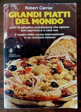 RICETTARIO GRANDI PIATTI DEL MONDO CUCINA RICETTE ROBERT CARRIER @ VINTAGE @