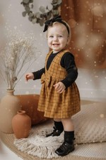 Abito gilet con fantasia a