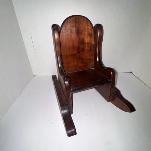 Sedia dondolo bambola legno - sedia,