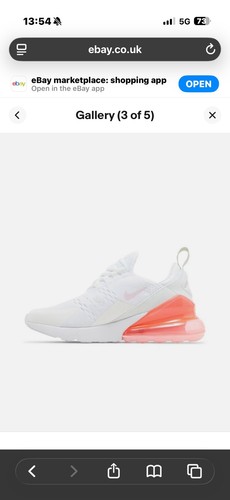 Nike air 270 bianche - air, bianche/bianche