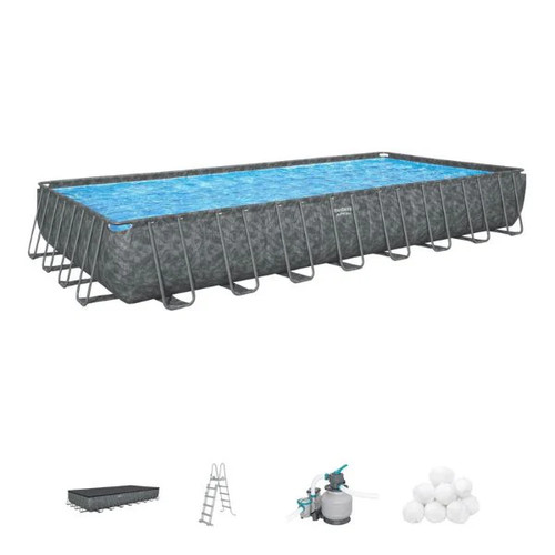 Piscina rettangolare fuori - piscina,