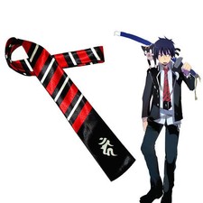 Cravatta cravatta costume cosplay Ao no blu esorcista Rin Okumura