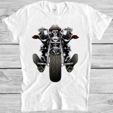 T-shirt biker teschio pirata
