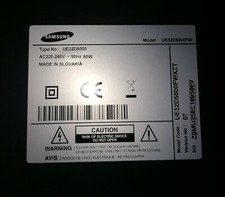 TV SAMSUNG 32" UE32D5000 ALL