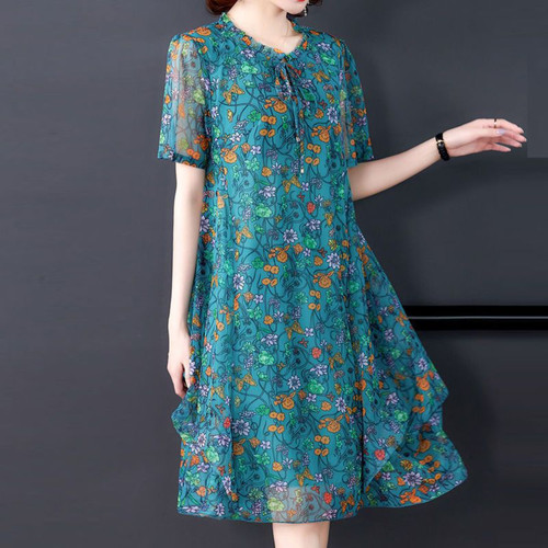 Donna maglia floreale abito - maglia,