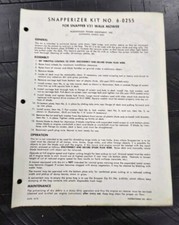 Kit 6-0255 rasaerba a scoppio Snapper V21 1975 installazione funzionante 00747