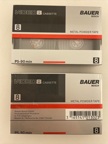 Lotto cassette video bauer - 2, 8