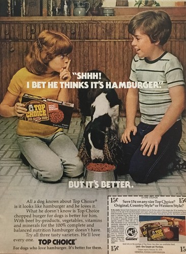 Cibo per cani top choice - choice, 1978