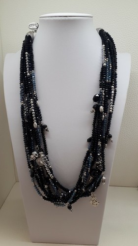 Collana donna cristalli - collana,