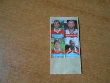  figurine MINI ALBUM BUBBLE GUM 1998-99-DIONIGI-AMOROSO-NAKATA-MASINGA