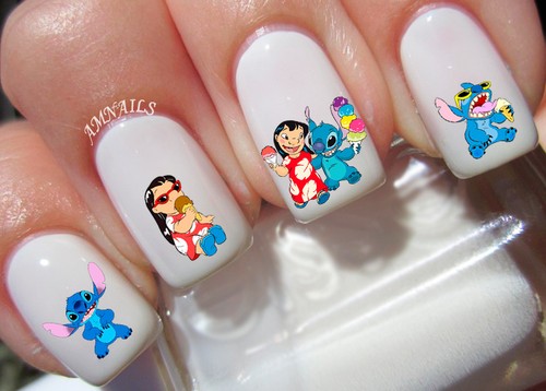 Adesivi nail art - adesivi, stitch