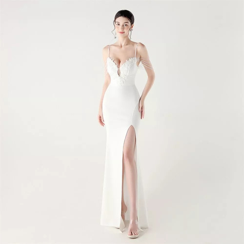 Abito bianco elegante - abito,