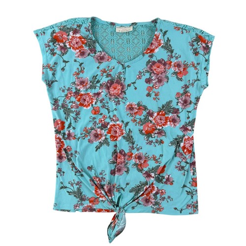 Cravatta floreale boho davanti