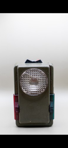 Torcia militare vintage - torcia,