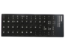 Adesivi Neri Etichette Lettere