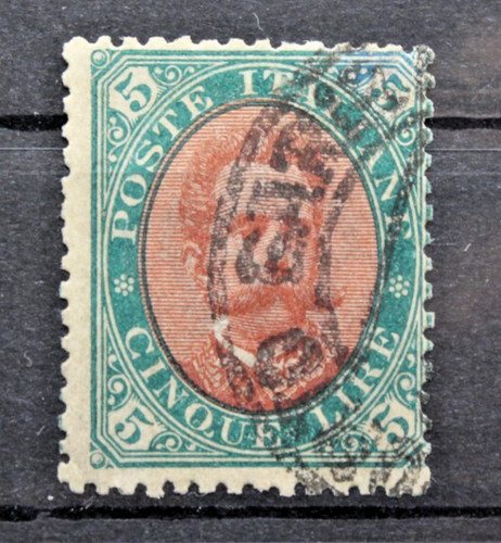 Italia regno 1889 - italia, effige